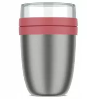 Rosti Mepal Mepal termo pietų dėžutė Ellipse plieninė ryškiai rausvai alyvinė, 500+200 ml