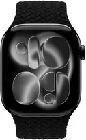 Crong Wave Band – Pintas dirželis Apple Watch 38/40/41/42 mm (juodas) (CRG40WAV2BLK)