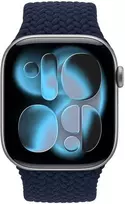 Crong Wave Band – Pintas dirželis Apple Watch 38/40/41/42 mm (tamsiai mėlyna) (CRG40WAV2NBL)