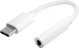 C2G Transmedia MA 10L, 3.5mm, Male, USB Type-C, Female, Baltas