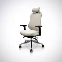 Ergonominė biuro kėdė Jan Nowak šviesiai smėlio spalvos biuro kėdė AXIS (5907367514001)