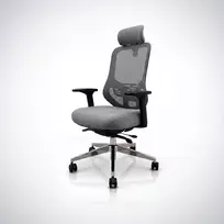 Jan Nowak Ergonominė biuro kėdė su tinkleliu tamsiai pilka AXIS (5907367513967)