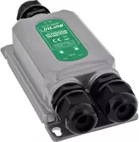 Allnet InLine® PoE++ Inžektorius lauko, 1Gb/s, IP67, IK10, maks. 60W