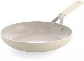 KitchenAid - Spalvota aliuminio keptuvė - migdolų kremo spalvos - 24 cm