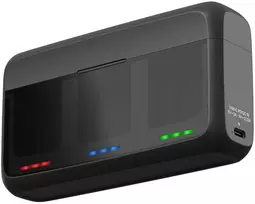 „Mathorn TripleBox Charger 20W PD QC“ įkroviklis fotoaparatui – trijų kanalų Nikon EN-EL15C (MBC-T210B) baterijų įkroviklis