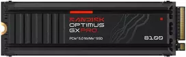 SSD diskas SanDisk Optimus GX PRO 8100 - SSD - užšifruotas - 4 TB - vidinis - M.2 2280 S3-M (M.2 2280 S3-M) - PCI Express 5.0 x4 (NVME) - TCG Opal Encryption 2.02 - integruotas radiatorius (SDSP82400TAH-000E0)
