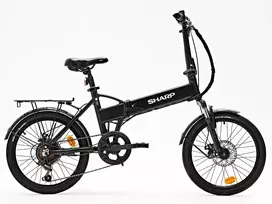 Elektrinis dviratis Sharp Sulankstomas E-Bike 250 W variklis / programėlė / juodas (BK-FD03-EB)