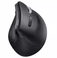 Ugreen pelė vertikali MU008S mini BT+2.4G (juoda) (85310)