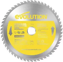 Evolution TCT diskinis pjūklas nerūdijančiam plienui 210 mm 54 dantų pjūklams (EVO-S210TCT-54CS)