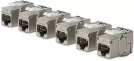 StarTech CAT8 keystone lizdas, 6 vnt. rinkinys (C8KEYSTP1806PK)