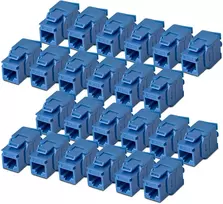 StarTech CAT6 keystone lizdas, 24 vnt. rinkinys (C6KEYTL180BL24PK)