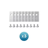 Anker Eufy Replacement Blade Set: 3x (9 Lawn Mower Blades and 9 Screws) Compatible E15/E18