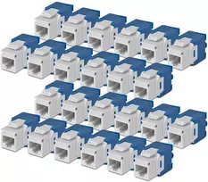 StarTech CAT6 keystone lizdas, 24 vnt. rinkinys (C6KEYTL180WH24PK)