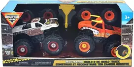 Monster Jam Mechanix 1:32 statyk ir perstatyk 2 vnt. ETL ZB