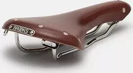 Brooks Balnelis BROOKS SWALLOW B15, rudos spalvos, plieniniai lankai, svoris 490 g, serija Leather
