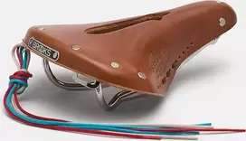 Brooks Brokso B17 CARVED SHORT balnelis, Honey, plieniniai lankai, svoris 460 g, odinė linija