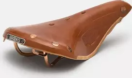 Brooks BROOKS B17 SPECIAL balnelis, Honey spalvos, plieniniai lankai, svoris 540 g, linija Leather