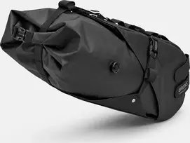 Brooks Priedų krepšys BROOKS SCAPE SEAT BAG, juoda, talpa 8L, tvirtinimas ant dirželių, atsparumas vandeniui IPX4 (NAUJAS)