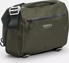 Brooks Vairuoklio krepšys BROOKS SCAPE HANDLEBAR COMPACT BAG, Purvo žalia, Talpa 10 L, Klick Fix® sistema, Vandeniui atsparus (NAUJAS)