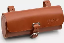 Brooks Priedų krepšys po balnu CHALLENGE, Honey, Talpa 0,5 L, Tvirtinimas ant dirželių, Rauginta oda
