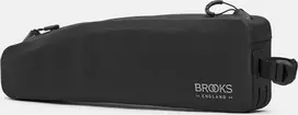 Brooks Krepšys ant rėmo BROOKS SCAPE LONG TOP TUBE, juoda, talpa 1,5 l, tvirtinimas dirželiais, vandeniui atsparus (NAUJAS)