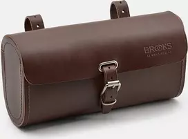 Brooks Balno sarginė BROOKS CHALLENGE, Ruda, Talpa 1,5L, Tvirtinimas prie dirželių, Rauginta oda (NAUJA)