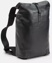 Brooks Kuprinė BROOKS Pickwick Hard Leather Juodas Talpa 12L Rauginta oda