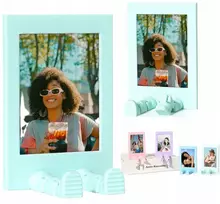 Nuotraukų rėmelis LoveInstant rėmelis stovintis nuotraukoms Instax Mini 99 41 12 11 Evo Liplay Zink 2x3 / žalias (SB11404)