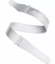 Gitaros diržas ant kaklo ir peties Aeroband Ag01 originalus reguliuojamas baltas (SB11429)