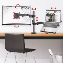 Barkan Laikiklis monitoriui 13-34'' ir nešiojamajam kompiuteriui 21'' stalinis pasukamas (BRK_569534)