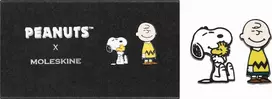 Moleskine rinkinys Peanuts 2 segtukai + užrašų knygelė Snoopy & Charlie (MS-9277192)
