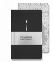 Moleskine 2 sąsiuvinių rinkinys Cahier NASA, L, lygūs (MS-9277536)