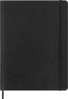 Moleskine Notes Pro, riboto leidimo Boa Synthetic, XL, linijuotas, juodas, dėžutėje (MS-8859485)