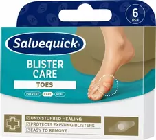 Orkla Salvequick Pėdų pleistrai Care Pirštams 6 vnt. (12510005699)