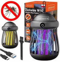Aptel UV vabzdžių naikinimo lempa nuo uodų, musių, vabzdžių, drugių – akumuliatorinė, lauko, USB (5904507522278)