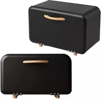 Duonos dėžė Bigbuy Home Metalinė su kojelėmis, 24 x 36 x 23 cm