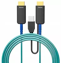 Techly HDMI 2.1 8K60Hz 50m aktyvus optinis kabelis 48Gbps Pure Fiber (TLY_623813)