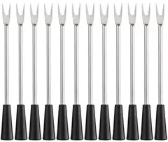 Laguiole Šašlų iešmai sticks Juodas rinkinys 12 (530126)