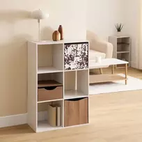 5five Simply Smart 5five Modulinė lentyna su 6 skyriais, 67,5 x 32 x 100,5 cm