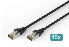 Digitus CAT 6A S-FTP lauko kabelis 10x5 m juodas (DK-1644-A-050-OD-10)