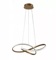 Pakabinamas šviestuvas Italux Consa kabanti lempa 40W LED 220-240V 3400lm 3000K/4000K/6000K IP22 auksinė (PND-19221C-GD)