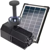 Lampa Aquagarden liberty lempa, kompaktiškas saulės siurblys, tvenkiniui, 240 l/h, maks. aukštis 1,25 cm, LED 0,15 W, saulės panelė 5 W (SE-33047)