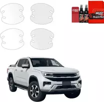 GrizzGlass Bespalvė apsauginė plėvelė BodyShield po rankenomis Volkswagen Amarok (2023-2026) [4w1] (GRZ20001)