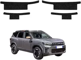 GrizzGlass Juoda techninė danga HeavyDuty Juodas slenksčiams Dacia Bigster (2025-2026) [4in1] (GRZ20300)