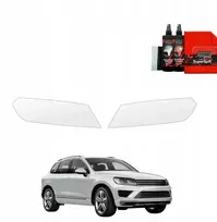 GrizzGlass Bespalvė apsauginė plėvelė BodyShield priekiniams žibintams, skirta Volkswagen Touareg (2014-2018) [2w1] (GRZ19748)