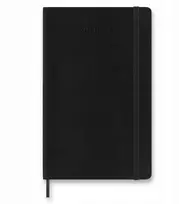 Moleskine 2026/27 m. savaitinis kalendorius, 18M, L, 13x21 cm, minkšti viršeliai, juodas (MS-9279820)