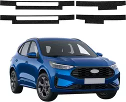 GrizzGlass Juoda techninė danga HeavyDuty Juodas slenksčiams, skirtiems Ford Kuga ST-Line X Facelift (2024-2026) [4v1] (GRZ20244)