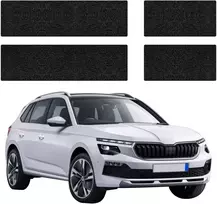 GrizzGlass Juoda techninė danga HeavyDuty Juodas slenksčiams, skirta Skoda Kamiq (2019-2025) [4w1] (GRZ20461)