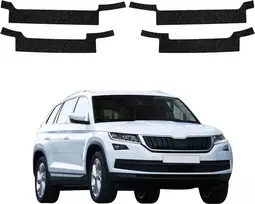 GrizzGlass Juoda techninė danga HeavyDuty Juodas slenksčiams, skirtiems Skoda Kodiaq (2016-2023) [4w1] (GRZ20468)