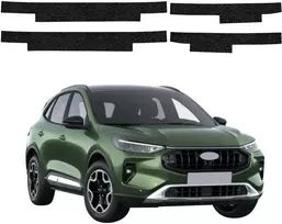 GrizzGlass Juoda techninė danga HeavyDuty Juodas slenksčiams Ford Kuga Active Facelift (2024-2026) [4w1] (GRZ20306)